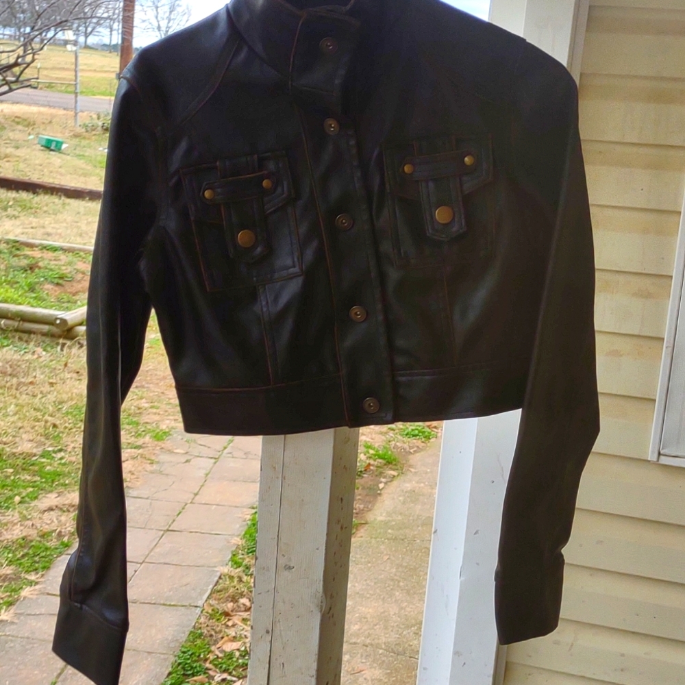 Leather jacket